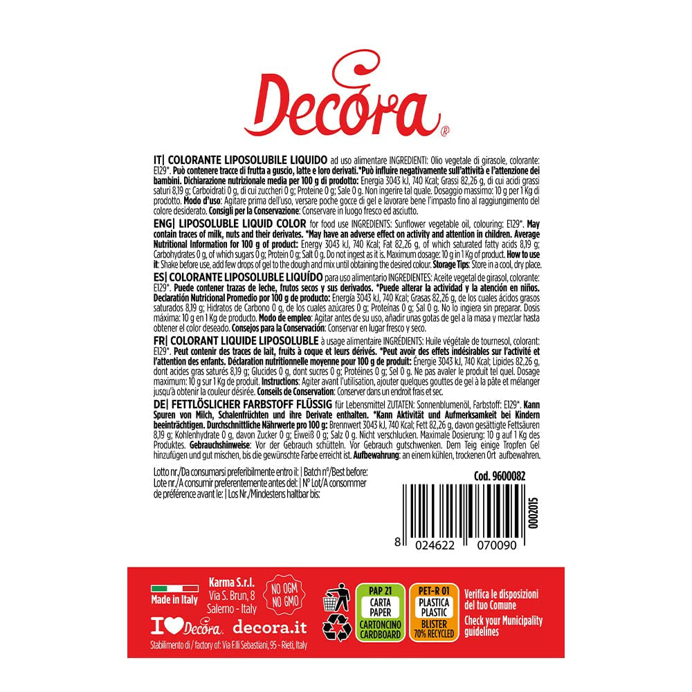 9600082 COLORANT ROȘU LICHID LIPOZOLUBIL 15 G