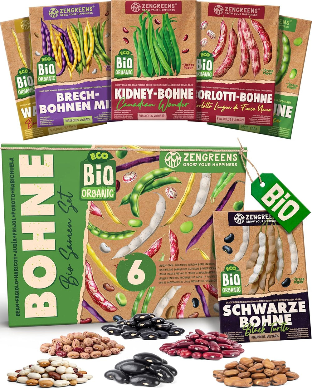 Økologiske tomatfrø i et sæt med 10 - 10 tomatfrø til nem dyrkning i haven, balkonen eller højbedet - Plantefrø - Frøplanter