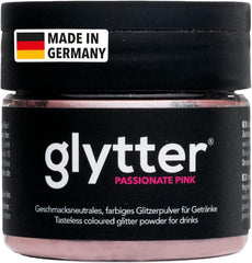 Glytter Glitter Powder For Drinks (pink) - Spiselig glitter til drinks og væsker, Pink, 10 gram Naty Shop Standardtitel