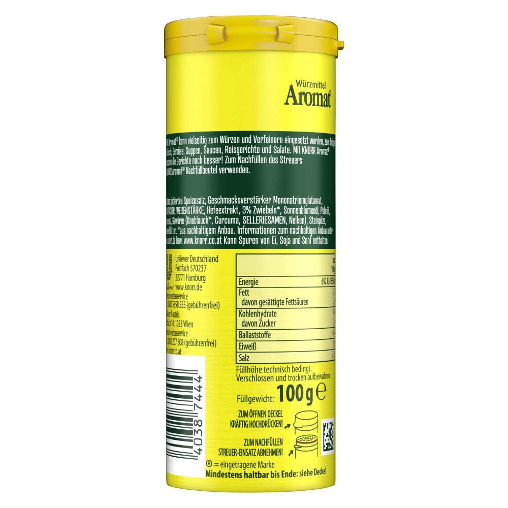 Knorr Würzmittel Aromat (3 x 100 g)