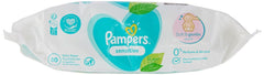 Pampers Sensitive vådservietter, 80 servietter Baby Wet Wipes Naty Shop