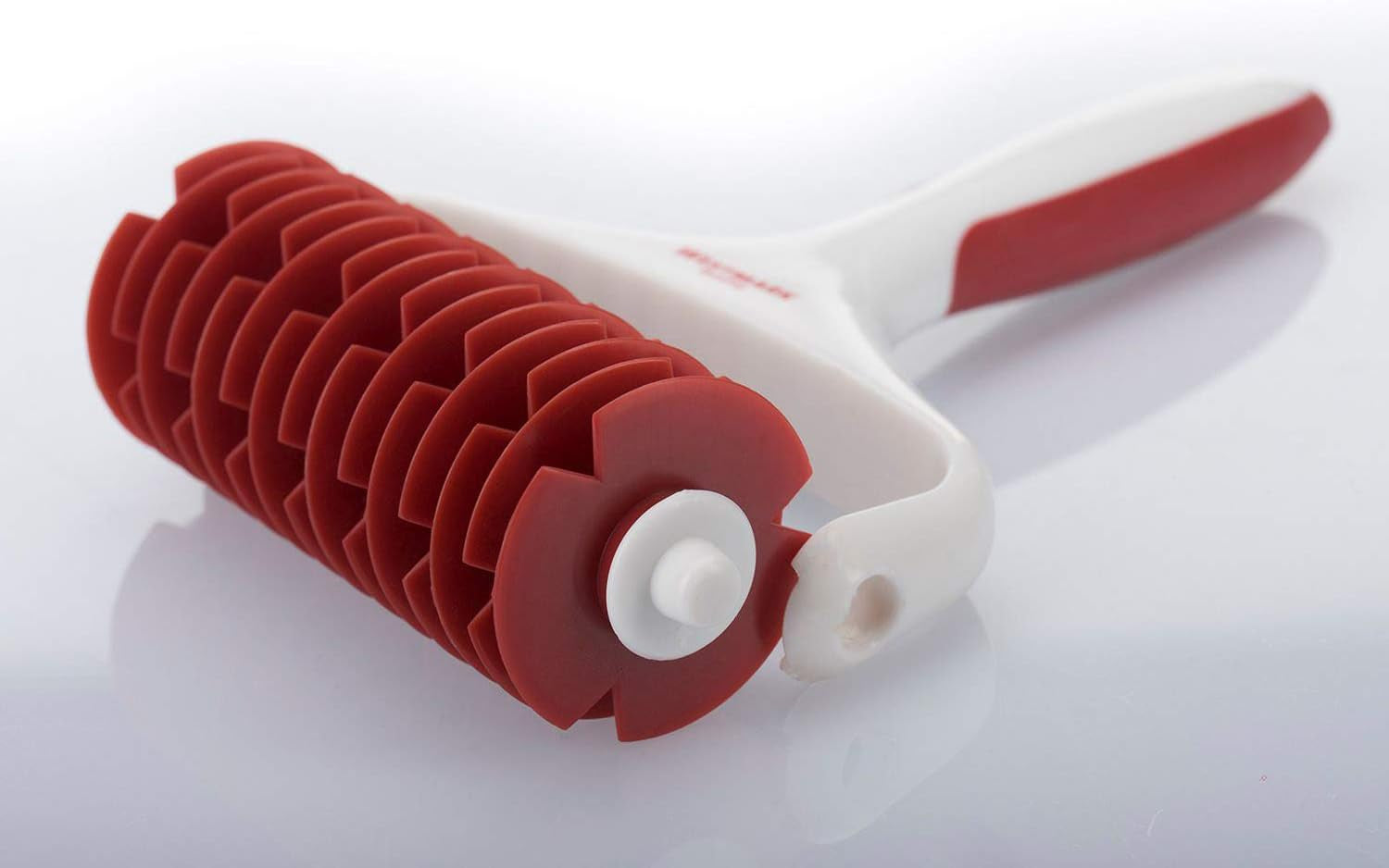 Westmark Gitterroller, Længe: 19,5 cm, Kunststoff, Weiß/Rot, 32182270