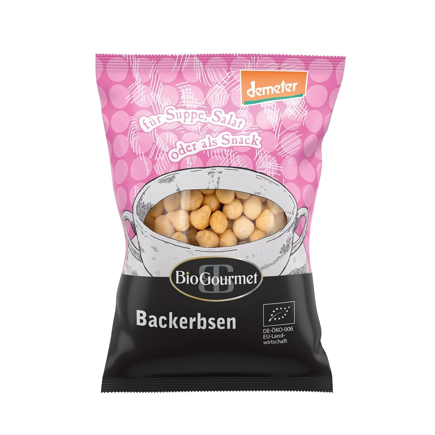 BioGourmet croutoner med krydderurter, til suppe, salat eller som snack, økologiske, Demeter, 100g