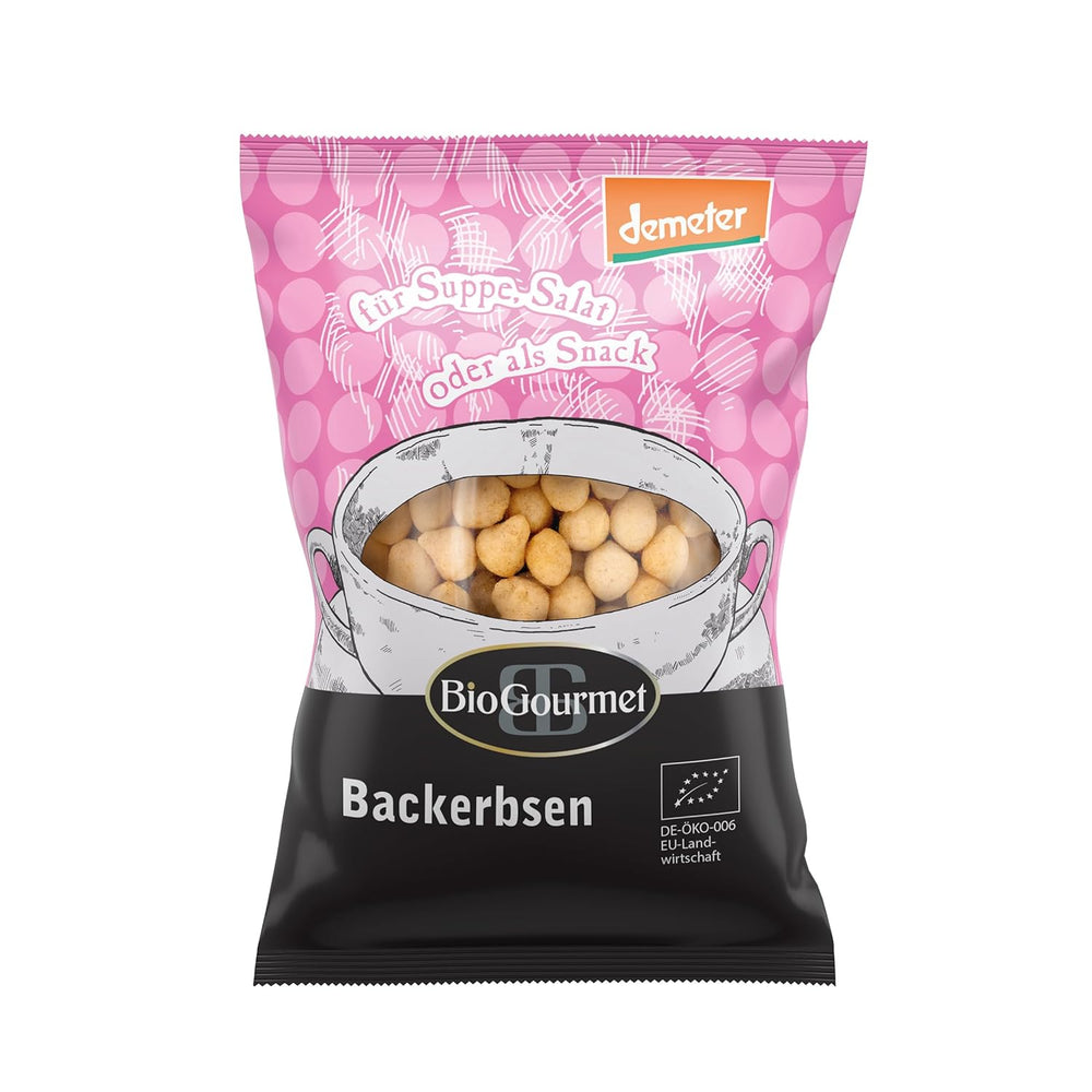 BioGourmet croutoner med krydderurter, til suppe, salat eller som snack, økologiske, Demeter, 100g