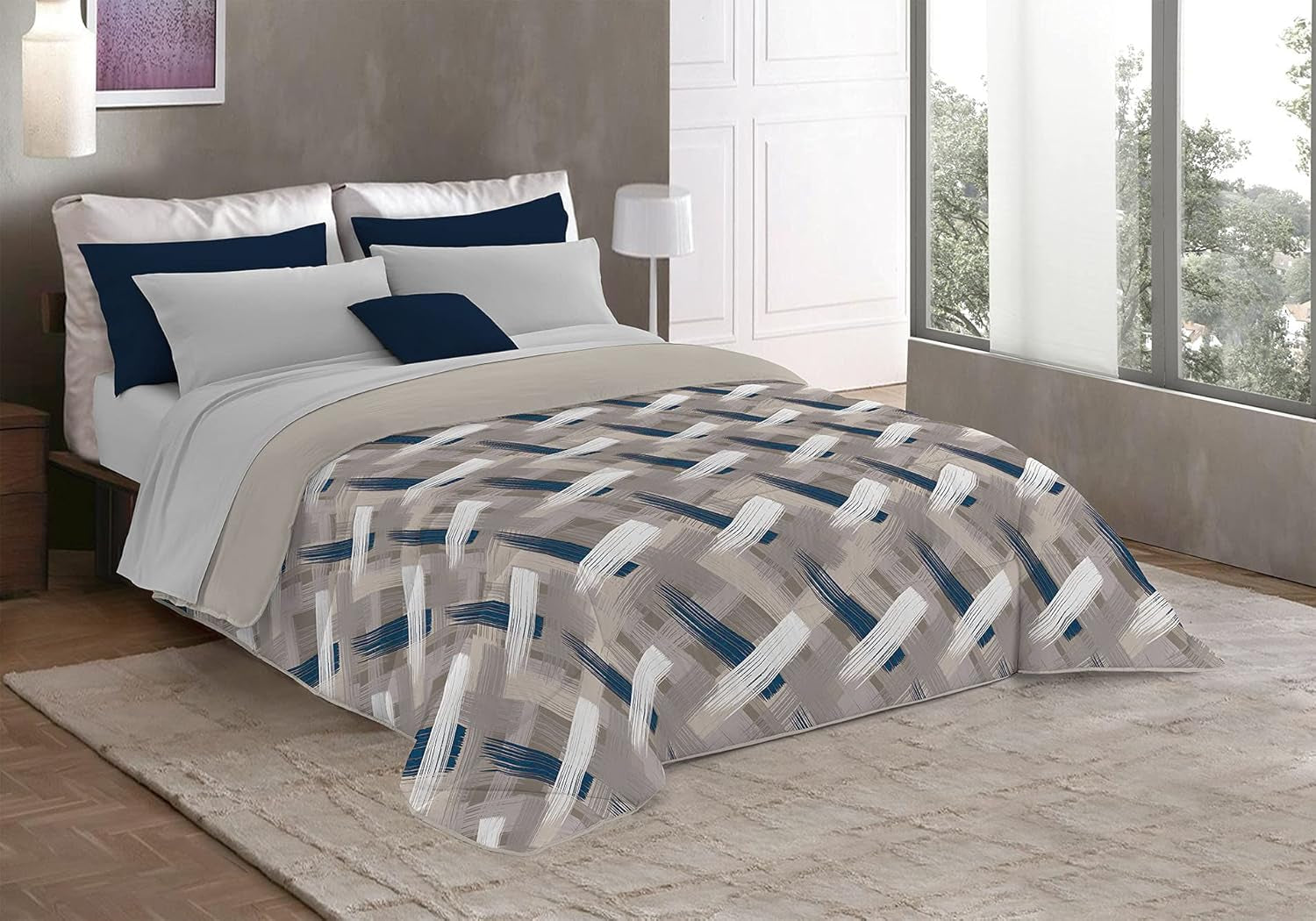 Fantasy T-Fa-Hypnotic-1P Vinterdyne, Mikrofiber, Hypnotisk, 170X260Cm Dyner og dyner Naty Shop Børstet 260X260 Cm