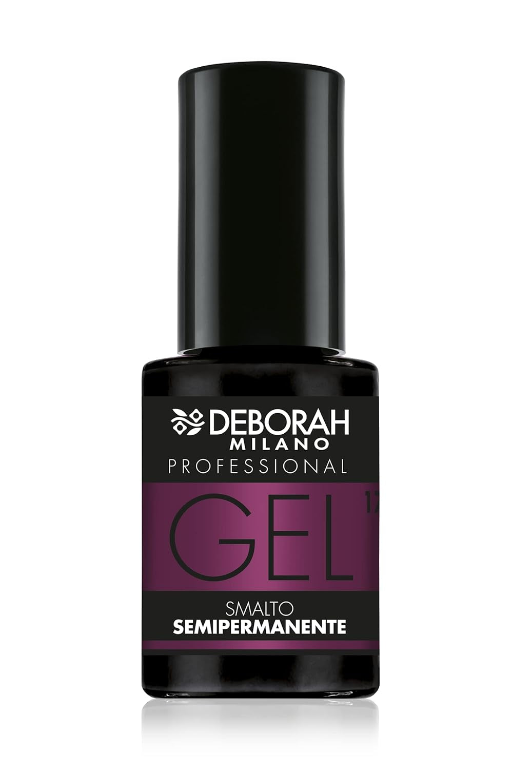 Milano Professional semi-permanent neglelak, nr. 21 Bourgogne, volumengivende effekt, langtidsholdbar, til intense og blanke negle, 4,5 ml