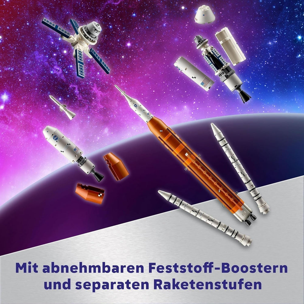 LEGO Icons NASA Artemis Affyringsrampe Gave Stue eller kontorindretning Voksenbyggesæt med Orion Space Capsule og Launch Pad samlerobjekt 10341 Byggesæt Besuche den LEGO-Store