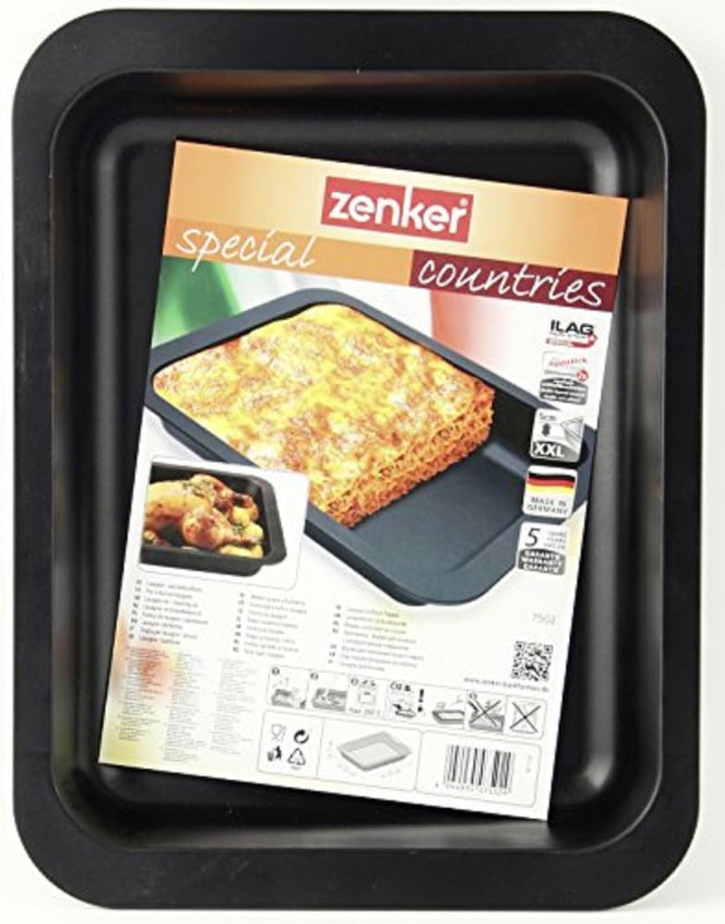 Zenker 7502 Lasagne- Und Auflaufform 32,5 X 25 Cm, ​​Special Lande, Schwarz Forme og bageplader Naty Shop