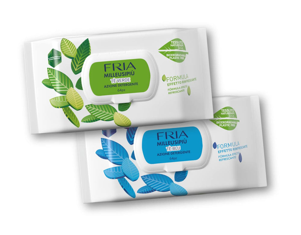 MilleusiPiu Maxi med låg, 64 vådservietter, 64 enheder