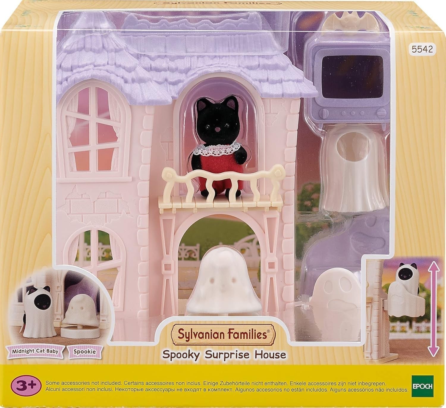 Sylvanian Families 5542 Spooky Haunted House - Casă de păpuși Playset Casute de papusi Naty Shop
