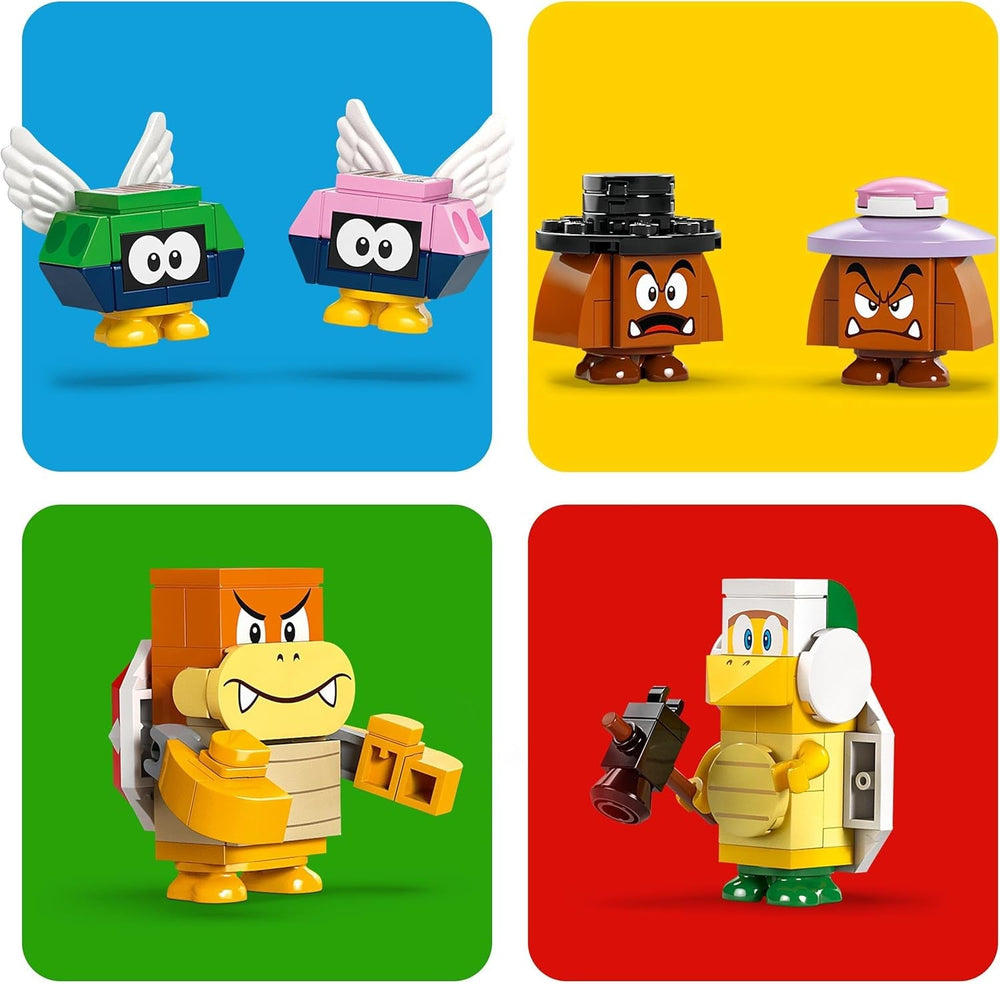 LEGO Super Mario Express Bowser Train Kids Adventure Legesæt med Hammer Brother 2 Gumbas og 2 Parapunctures Nintendo Gave til drenge Piger Gamers 71437 Byggesæt Besuche den LEGO-Store