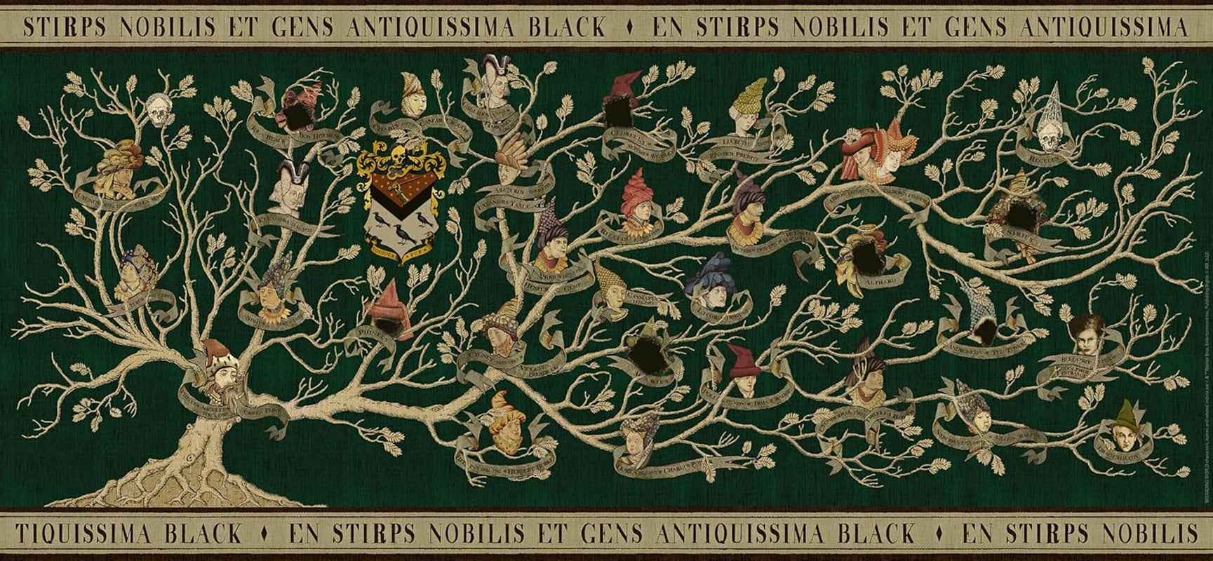 Ravensburger Puslespil 17299 - Stamtræ - Harry Potter Panoramic Puslespil 2000 brikker for voksne og børn 14+ Puslespil Naty Shop Standardtitel