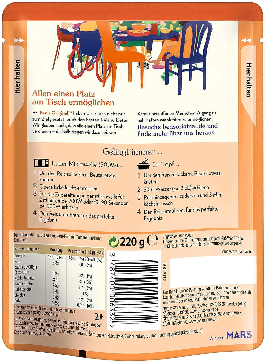 BEN'S ORIGINAL™ Mediterranean Express-ris 6 x 220 g