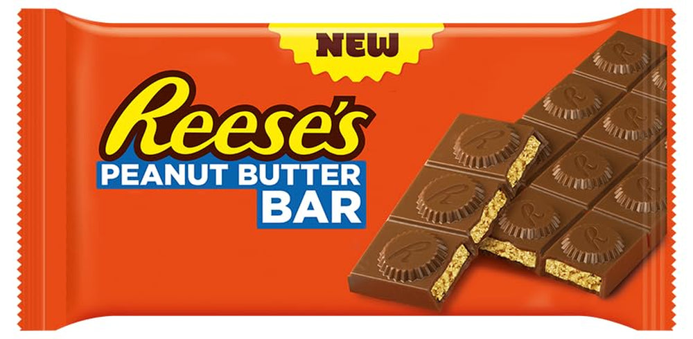 Peanut Butter Milk Bar 16 x 90 g - Sød og salt - Chokolade fyldt med jordnøddesmør - Subtil salt smag - Perfekt til deling eller snacks - Legendarisk smag