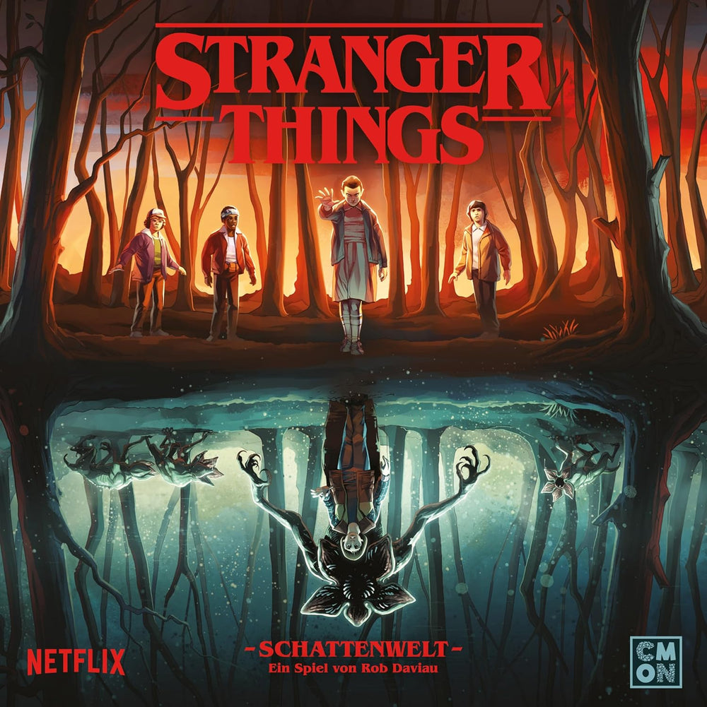 Stranger Things: Shadow World, Ekspertspil, Brætspil, 2-4 spillere, 12+, 60 minutter, Tysk, Flerfarvet, Farverigt