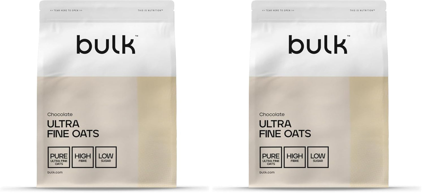 Finmalet havregryn, løst, 2,5 kg, 50 portioner, emballage kan variere