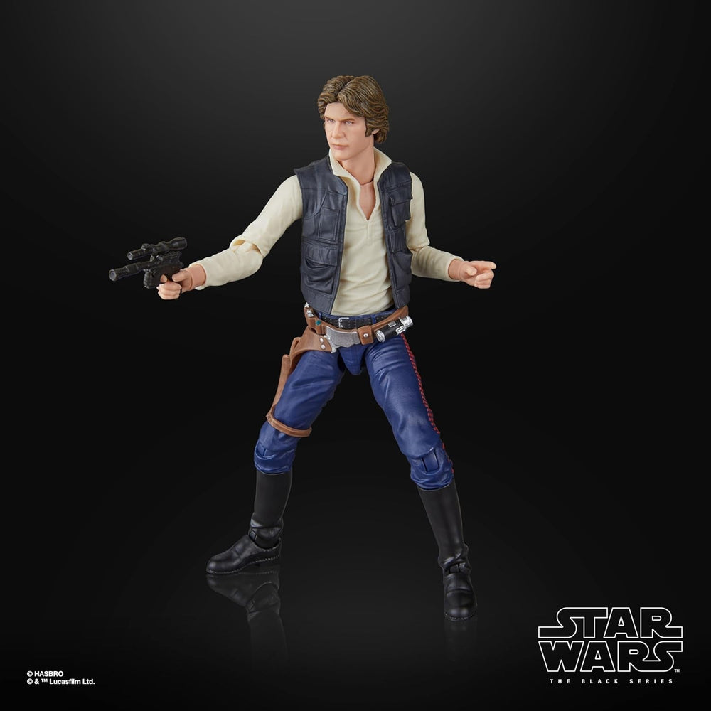 Star Wars The Black Series Han Solo, Star Wars: A Hope Premium Collectible Action Figur (15 cm) Actionfigurer Naty Shop