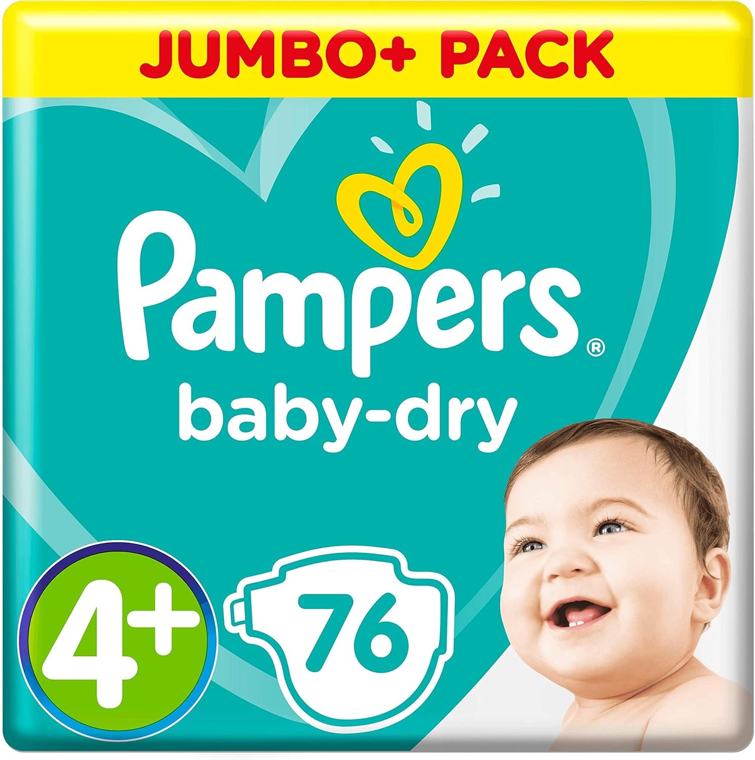 Pampers (gammel version), trusser, str. 4, 9 kg-15 kg, trepakning (1 x 88 bleer)