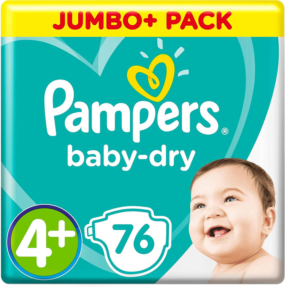 Pampers (gammel version), trusser, str. 4, 9 kg-15 kg, trepakning (1 x 88 bleer)