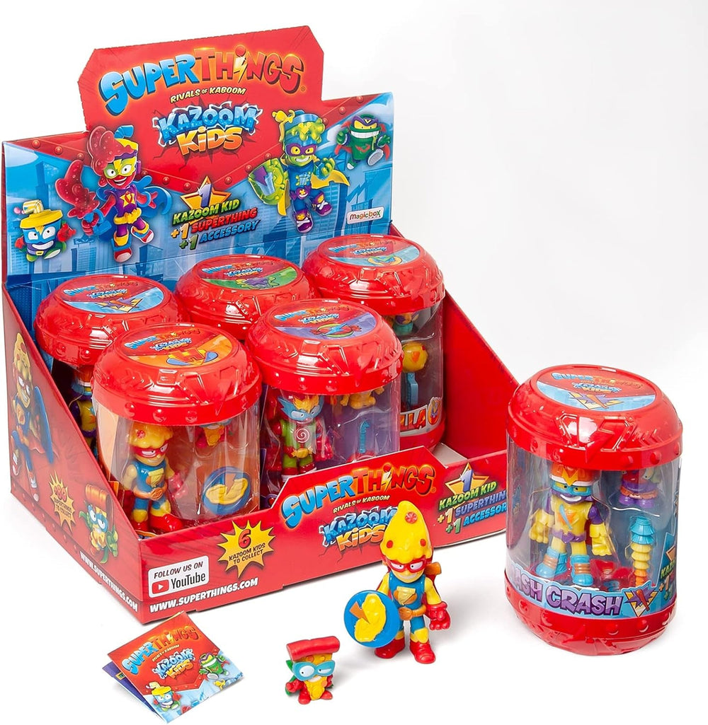 SUPERTHINGS RIVALS OF KABOOM - Komplette Kollektion der Kazoom Kids, Diese Box enthält 6 Kazoom Kids, PST8B016IN00