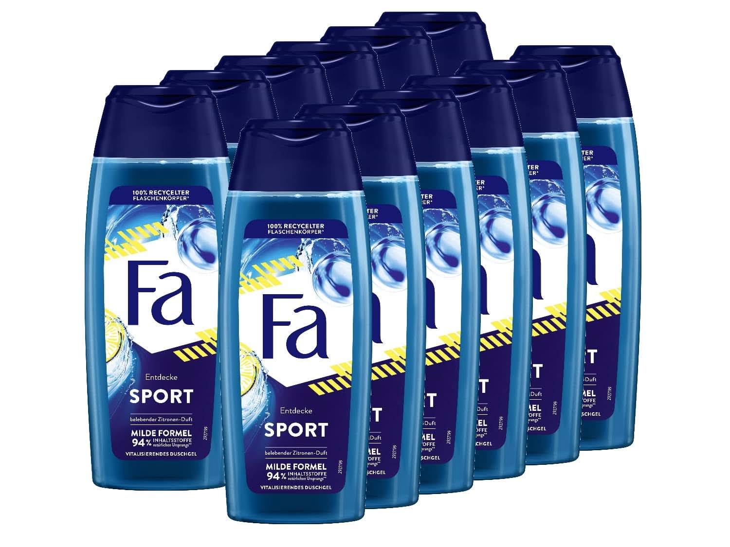 FA Gel de duș Sport, pachet de 6 x 250 ml Duș și baie Naty Shop 12 x 250 ml