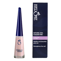 Herome naturlig pink neglelak med styrkende effekt - Neglelak velegnet til fransk manicure - Negleforstærker med en frisk pink farve - 10ml.