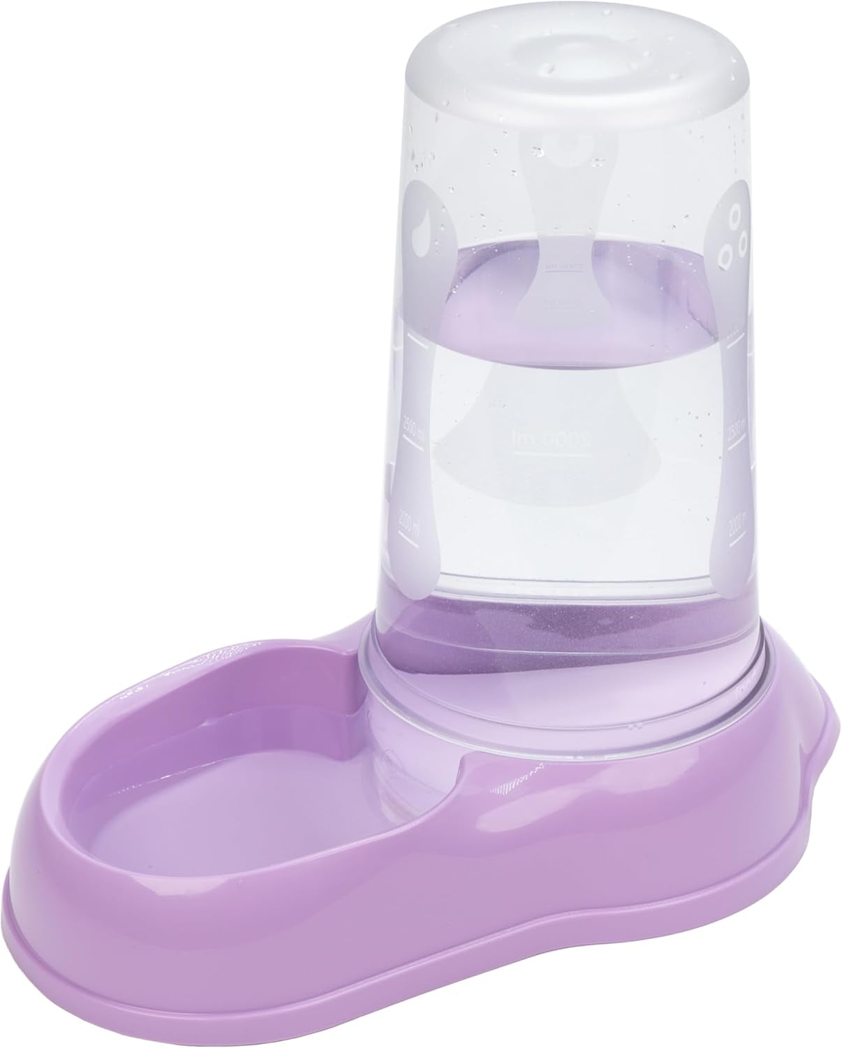 Ferplast Futter- oder Wasserspender für Hunde und Katzen AZIMUT 600 Futtertrog Vand 0,6 liter, Rutschfester Boden, 12,5 x 19 x H 19,5 cm Blå