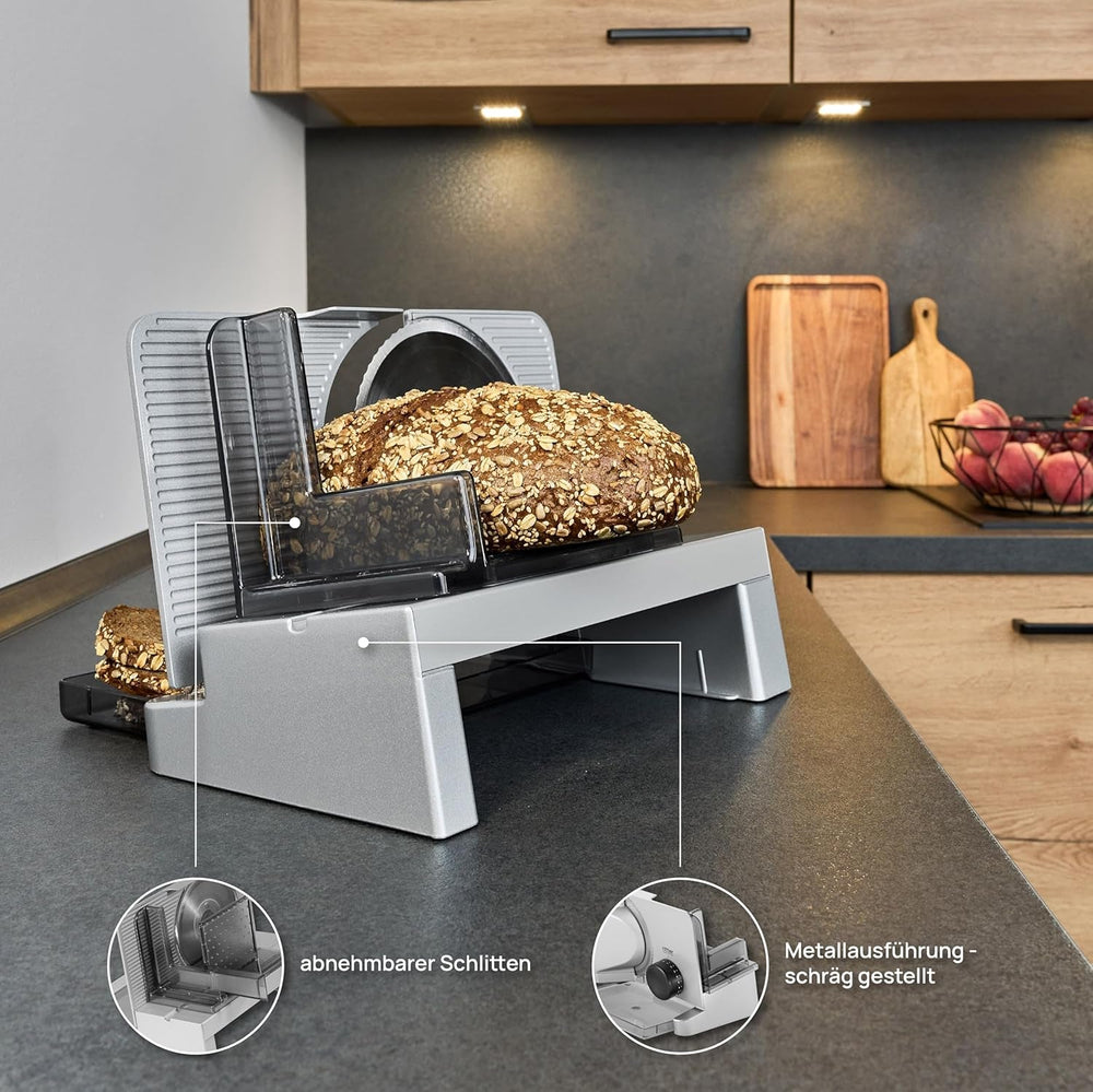 Ritter E 16 Duo plus multifunktionel elektrisk skæremaskine, fremstillet i Tyskland Rivejern og skæremaskiner Naty Shop