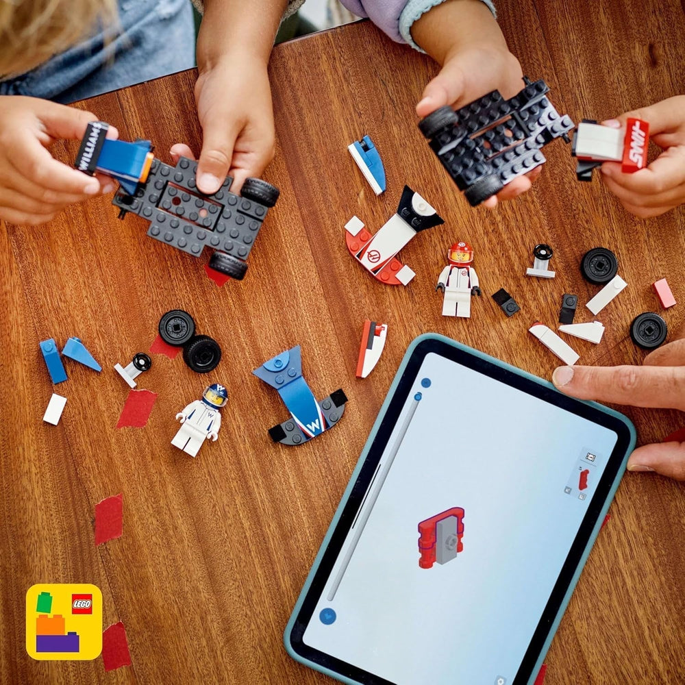 LEGO City F1 Williams Racing og Haas F1 Racing Cars - Formel 1 legetøj med biler, der kan bygges og 2 racerkører minifigurer - Små gaveideer til drenge og piger fra 4 år 60464 Byggesæt Beuche den LEGO-Store