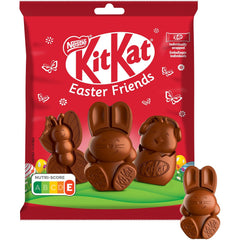 NESTLÉ Easter Friends Mini mælkechokolade påskefigurer med sprøde stykker, pakke med 2 (1 x 65 g)