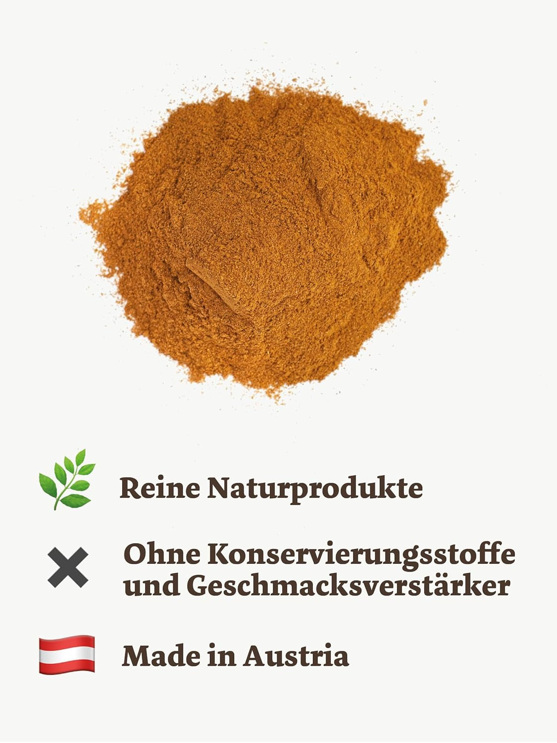 Kotányi Zimt gemahlen, würzig-süßer Geschmack, veredelt Milchreis, Gebäck, Desserter, Glas 80 ml