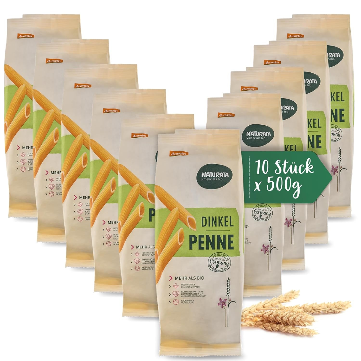 Bogstaver, lyst speltmel 1 x 250 g