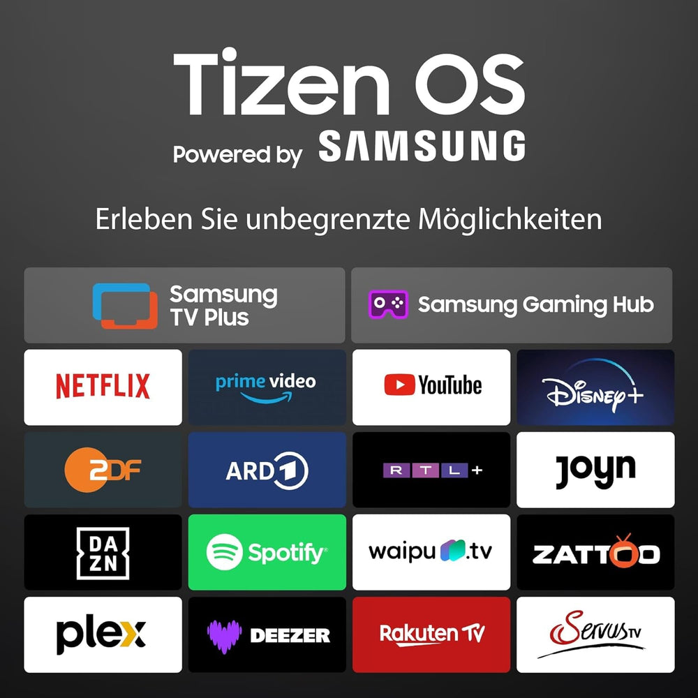 DYON ULTIMAX 32H-TI-W - Televizor inteligent HD de 32 inch (80 cm) cu sistem de operare Samsung Tizen, tuner triplu (DVB-C/-S2/-T2), Samsung Smart Hub, Prime Video, Netflix, Disney+ [2025]