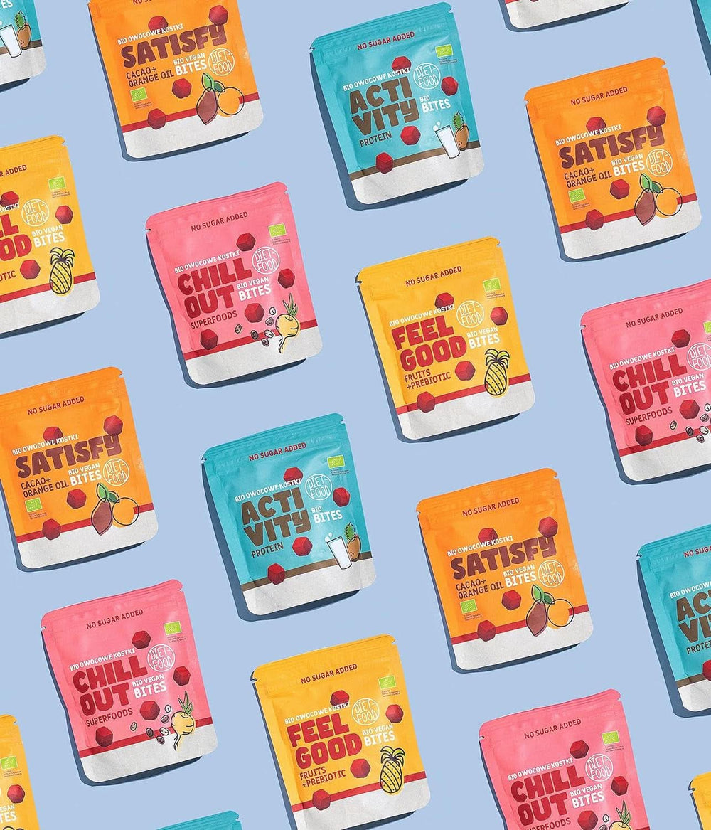 Økologiske frugtterninger, 100% frugt, 120 gram Naty Shop dehydrerede produkter