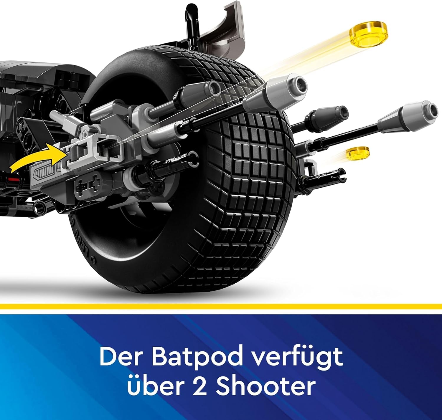 LEGO DC Batman: Batman byggeklodser med batpod, superhelte filmlegetøj, eventyrlegesæt til børn, gave til drenge og piger 76273 byggesæt Besuche den LEGO-Store