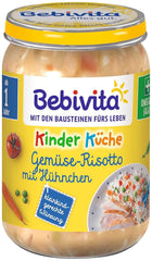 BebiVita, Spaghetti Bolognese, set 6 x 250 grame Mama si Copilul Naty Shop 6 x 250 grame Risotto de legume/pui