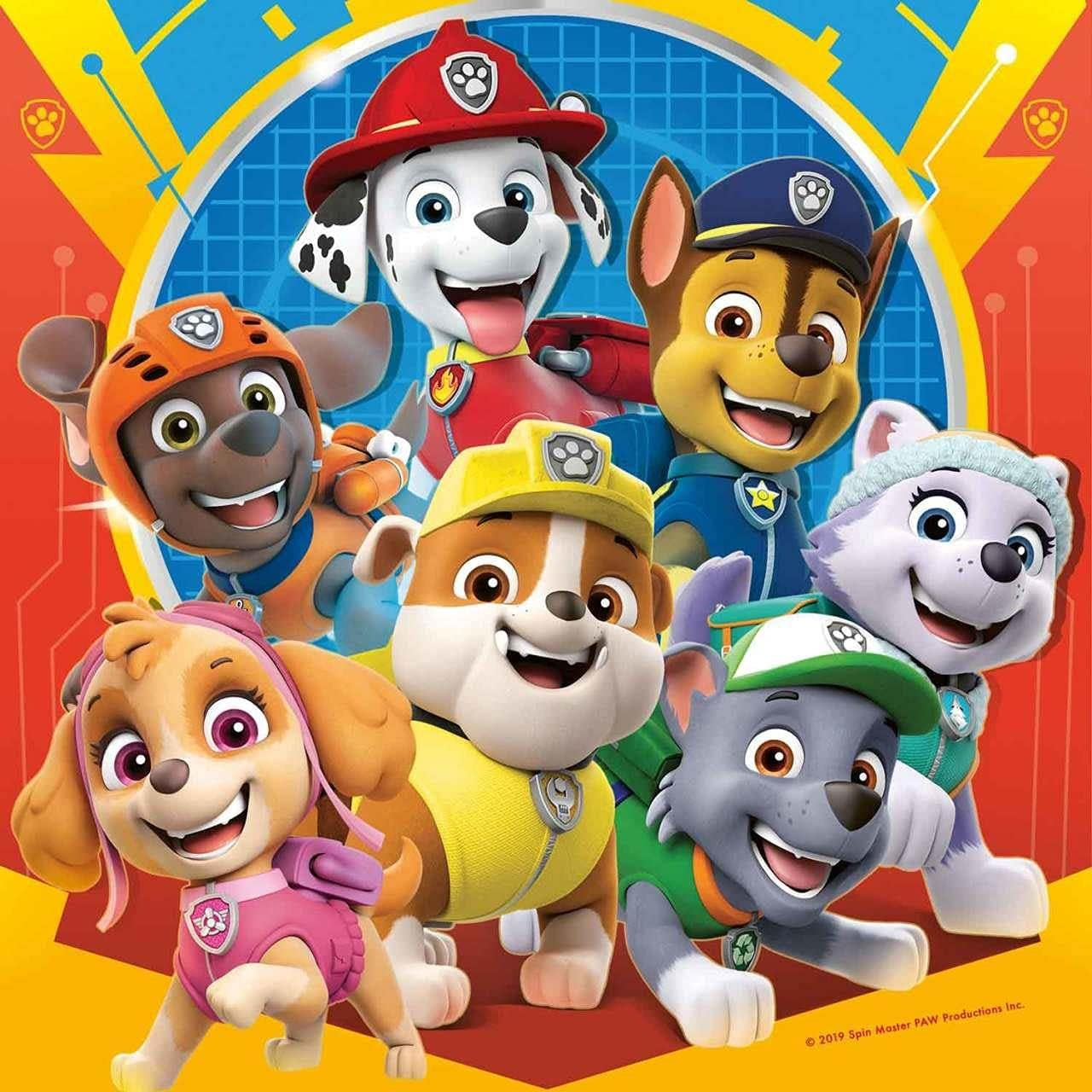 Ravensburger puslespil til børn 3X49 brikker - Paw Patrol - Paw Patrol Puzzle Naty Shop