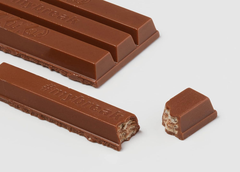 Nestlé klassiske chokoladebarer, sprøde mælkechokoladestænger, pakke med 48 (24 x 41,5 g)