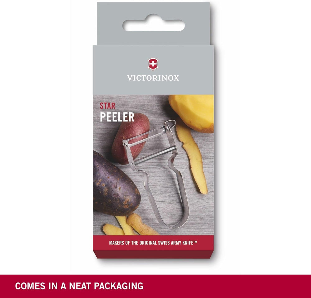 Victorinox STAR skræller, Kartoffelskræller, Dobbeltægget, Med pendulblad Skræller Naty Shop