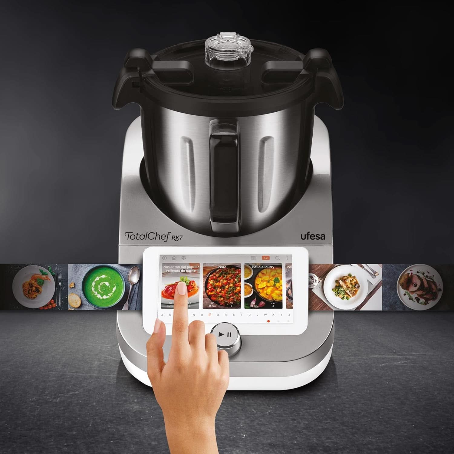 Ufesa Totalchef RK7, multifunktionel foodprocessor med kogefunktion, WLAN, 30 funktioner Naty Shop