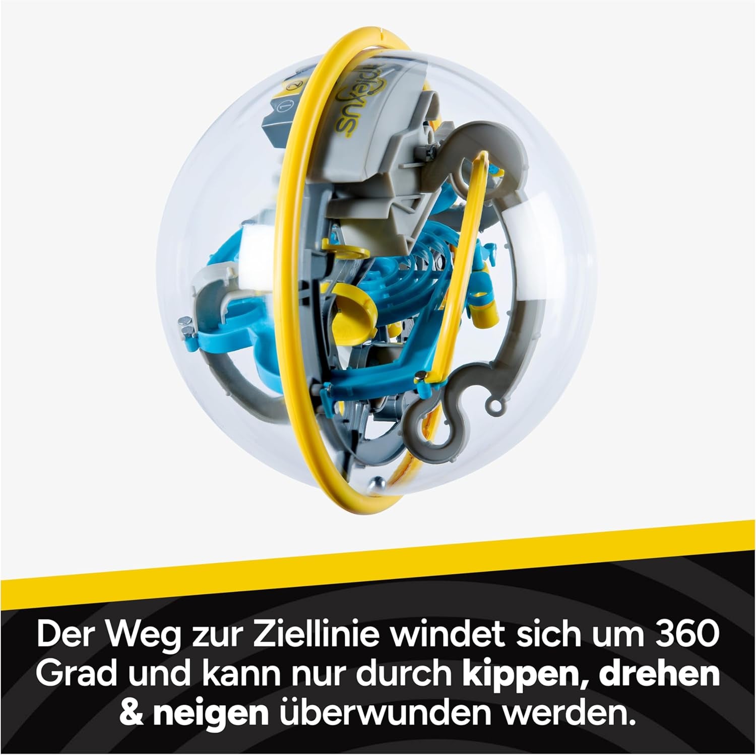 Spin Master Games - Perplexus Beast 3D Ball Maze med 100 forhindringer, tålmodighedsspil for børn på 9+ og voksne