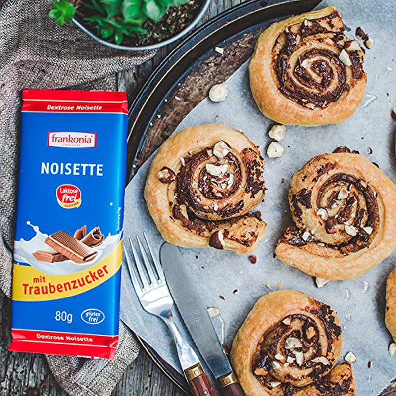 Frankonia Noisette med chokolade og dextrose, laktose og glutenfri, 80 gram