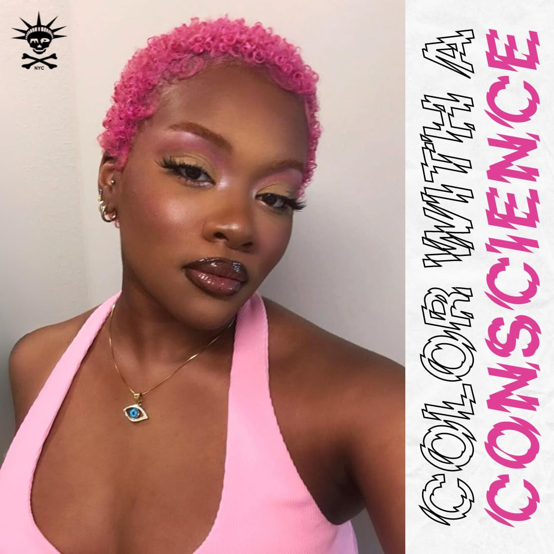 Manic Panic Hot Hot Pink Classic Cream, Vegano, fără cruzime, vopsea de păr semipermanentă 118ml Vopsea pentru par Naty Shop