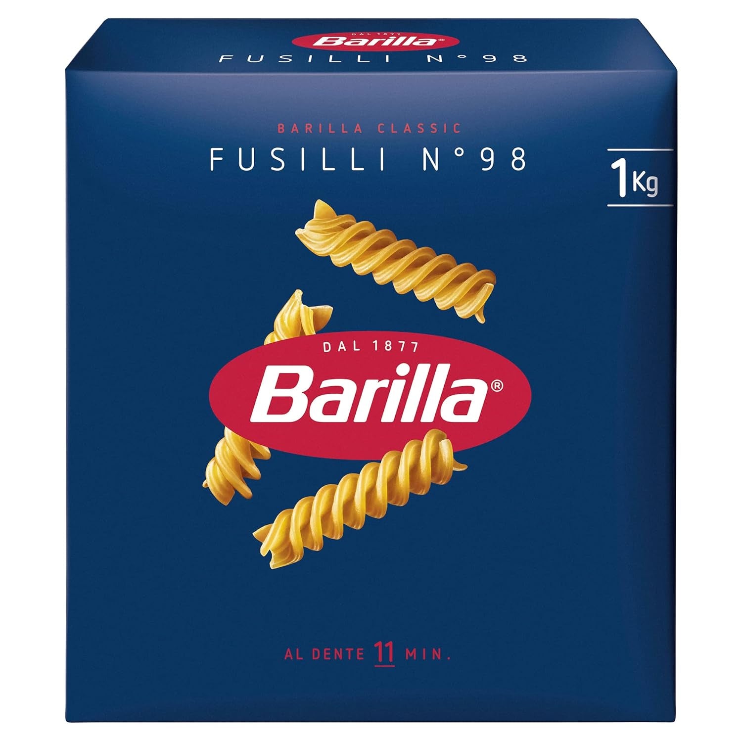 Barilla Classic Spaghetti nr. 5 pasta fra højkvalitets durumhvede, altid al dente (1 x 1 kg)