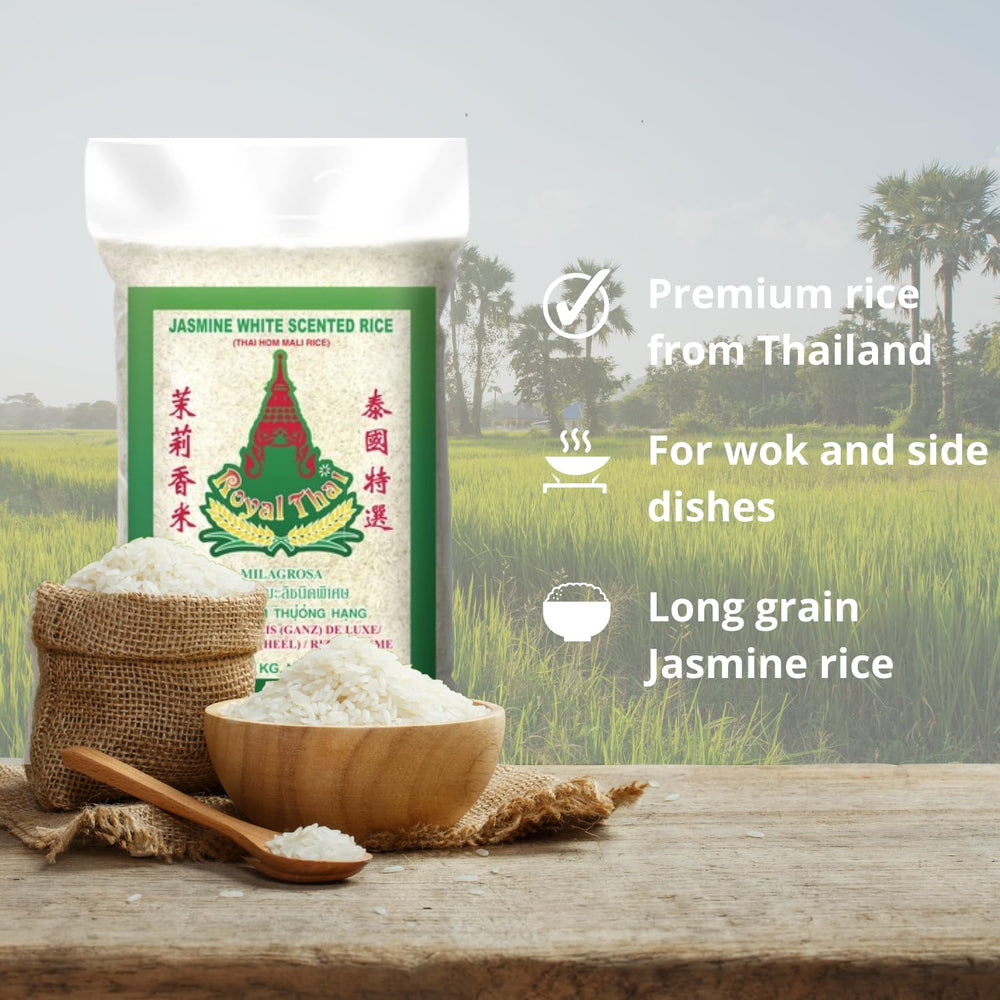 ROYAL THAI RICE - Langkornet ris duftende med jasmin - 1 X 1 KG
