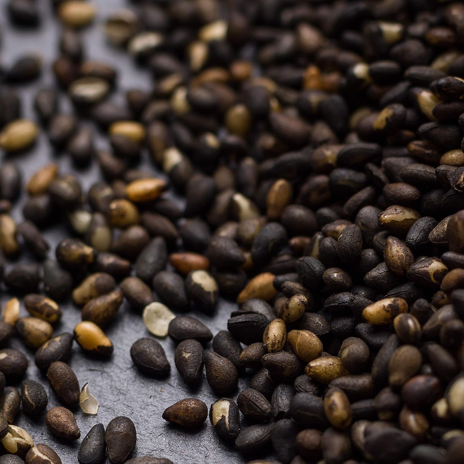 - Gerösteter schwarzer Sesam 150g | Ballaststoffreich | Proteinkilder vegansk | Reiches Aroma | Antioxidant | Simpel streuen