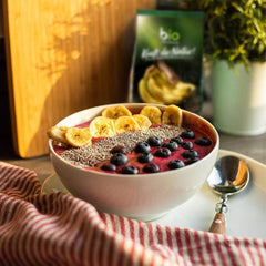 Biocentrale hele hørfrø | 7 x 400 g økologiske hørfrø | Ideel til yoghurt, müsli og brød | Alternativ til psyllium, hampefrø og chiafrø