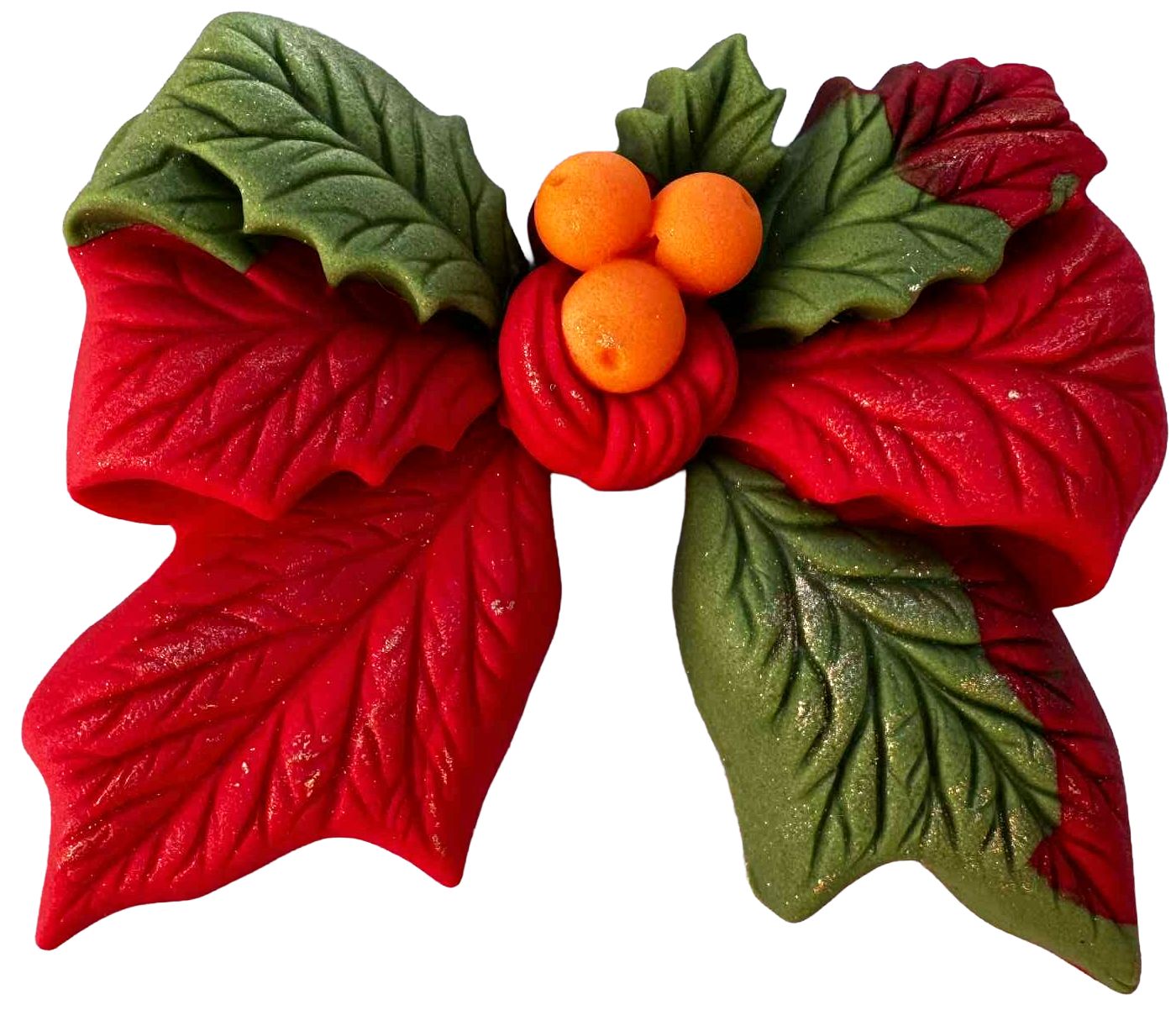Spiselig juleblomst – dekoration til kager
