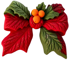 Spiselig juleblomst – dekoration til kager