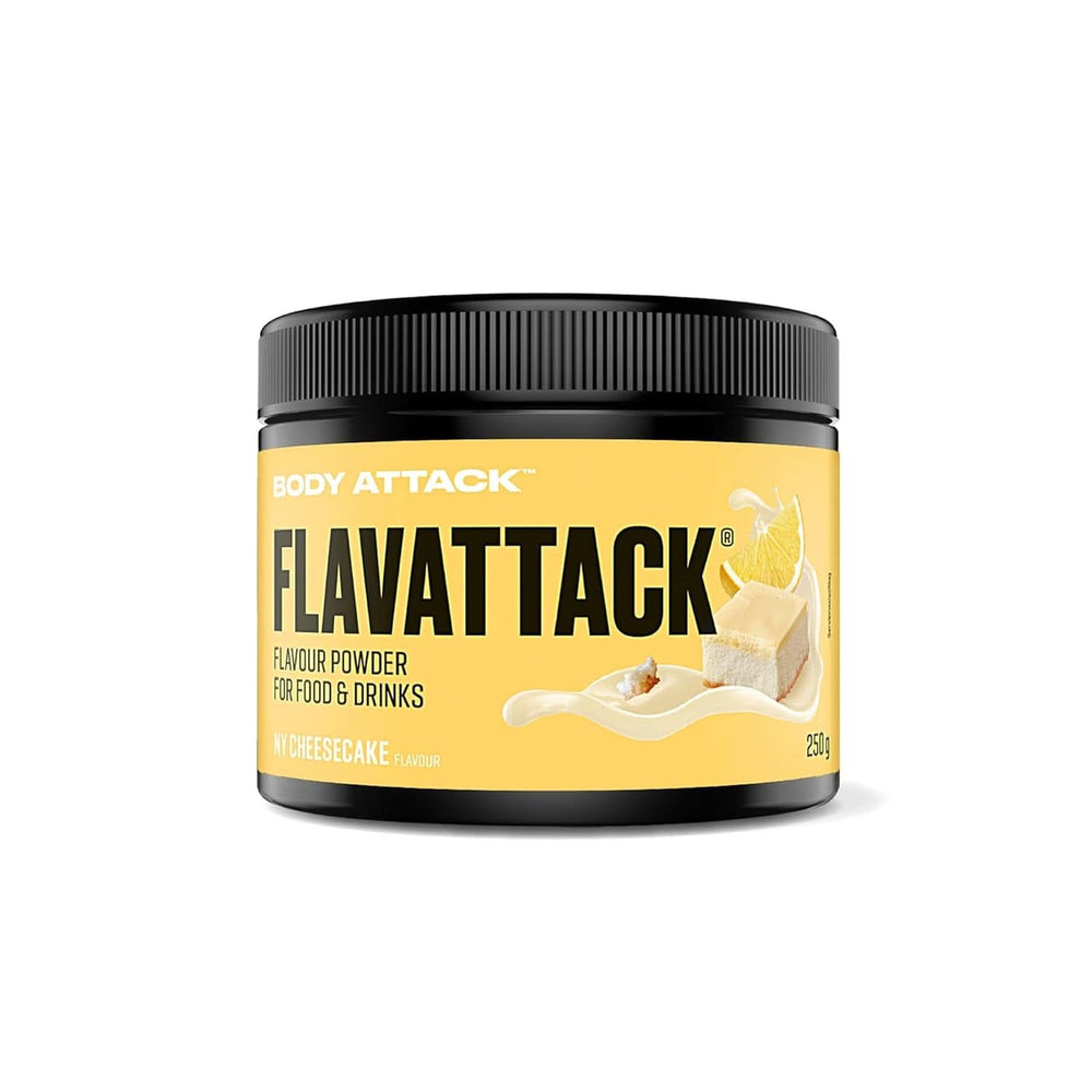 Body Attack Flavattack®, Double Choc Brownie, 250G / 83 portioner Aromas Naty Shop 250 gram New York Cheesecake